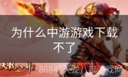 为什么中游游戏下载不了